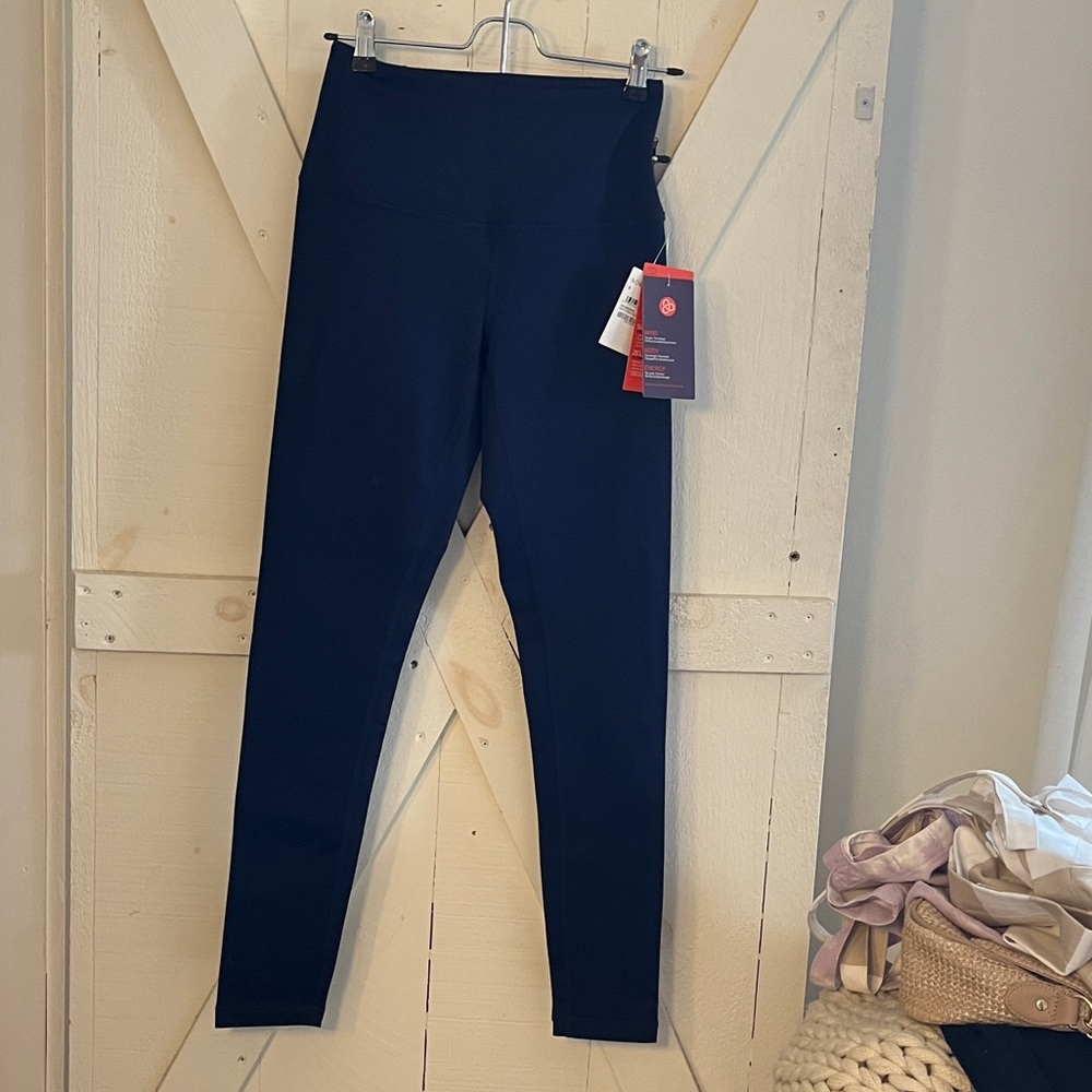 Zella NWT navy peacoat leggings size small new with tags high-waisted
